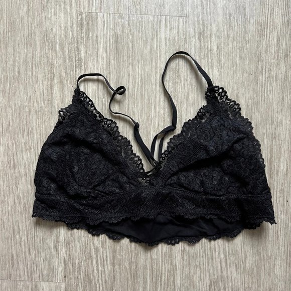 Aritzia Black Lace Bralette - Picture 1 of 5